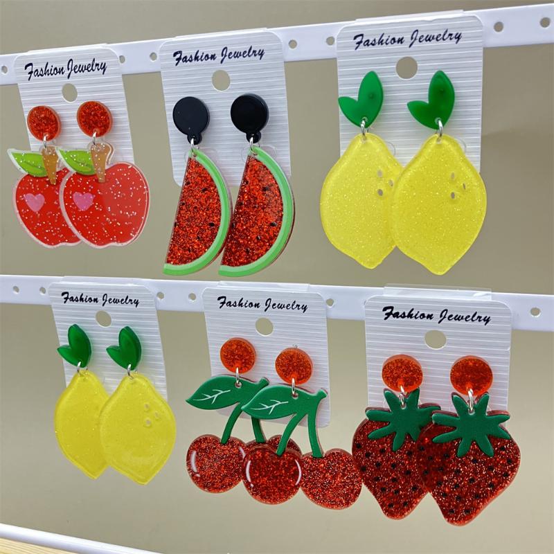 Women'S Accessories Mango - Nuevos y Encantadores Pendientes de Frutas: