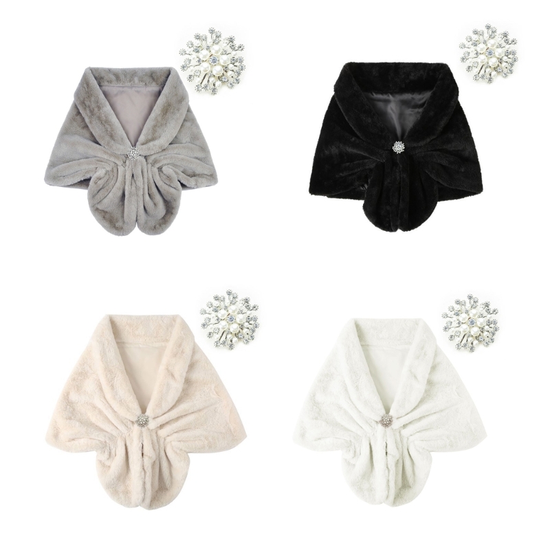Women'S Winter Accessories Set - Conjunto capas Ponchos elegante cubierta hombro