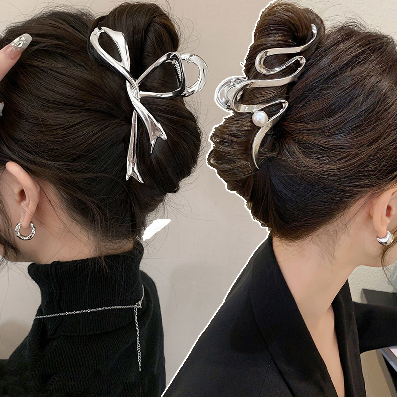 Women'S Winter Accessories Set - Pinza de pelo hueca Vintage para
