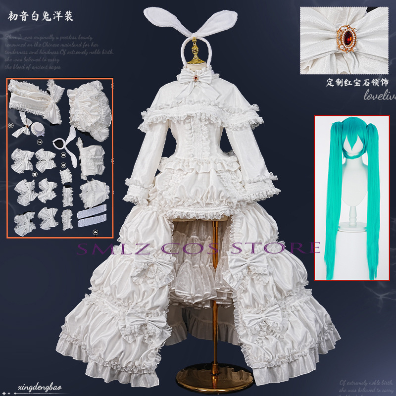 Women Accessories Kit - Disfraz de Cosplay de Anime MikuuU