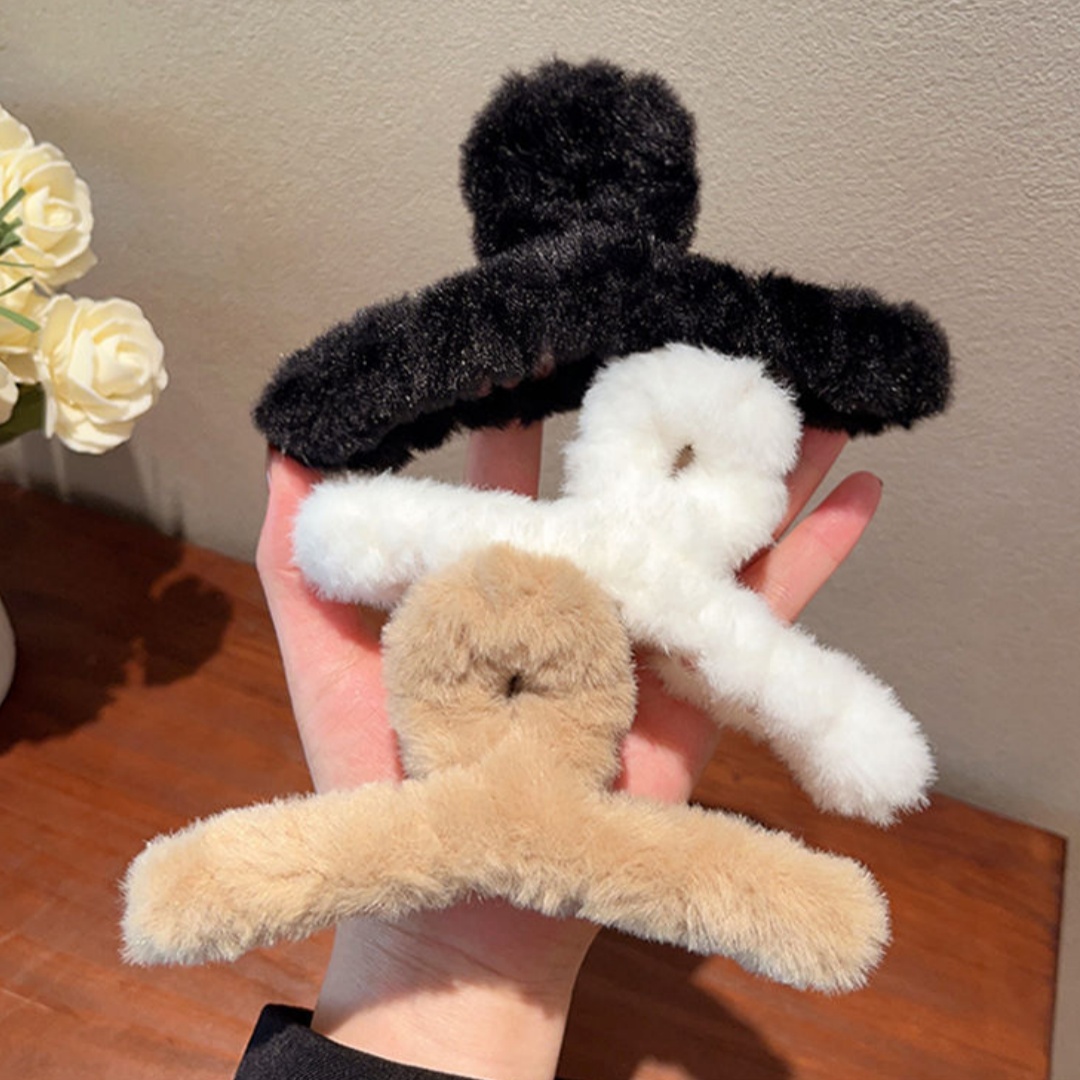 Pinza para el pelo de felpa pa - Women'S Winter Accessories Set reseña y precio