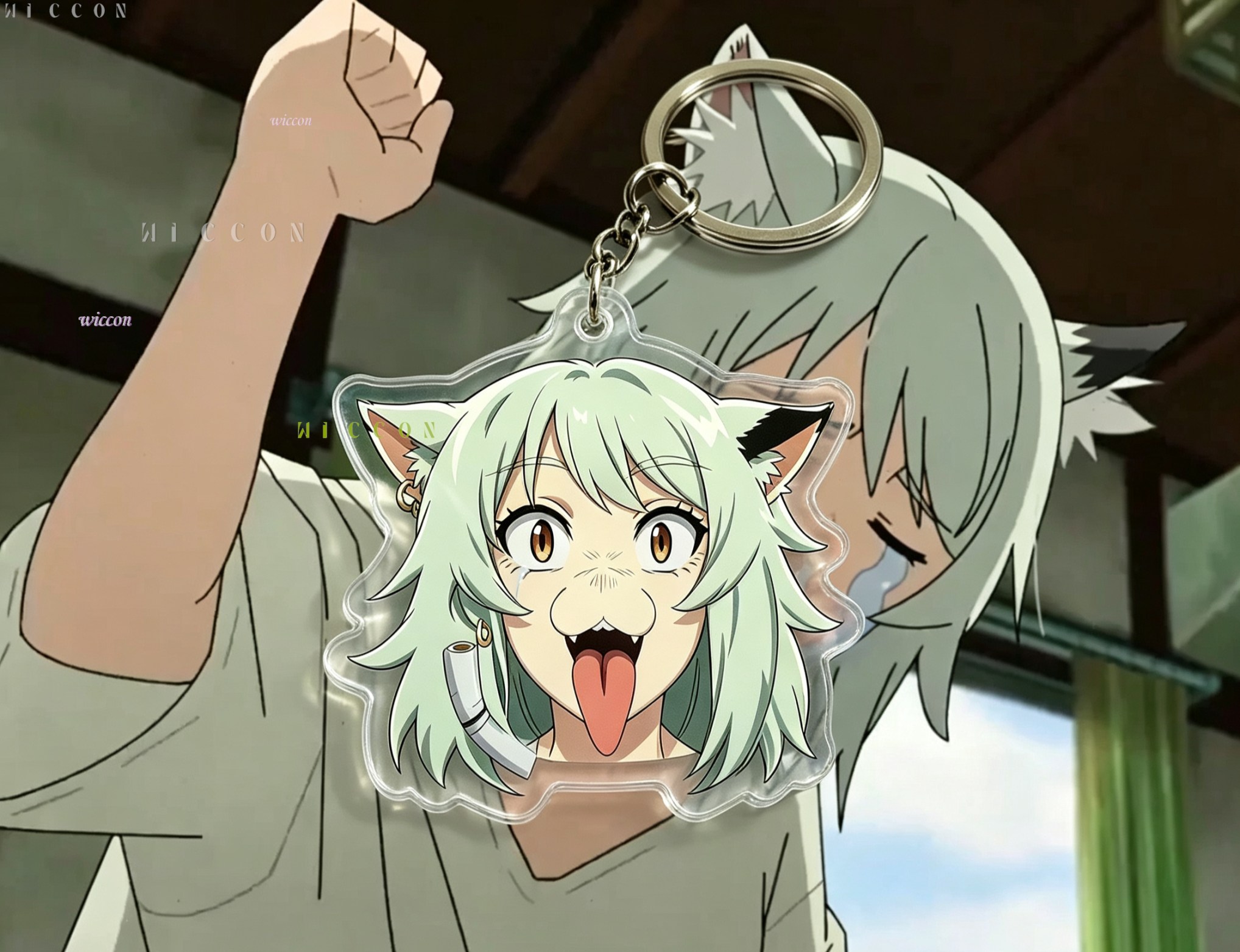 Llavero de Gato Chainsmoker, Y - Women Accessories Kit reseña y precio