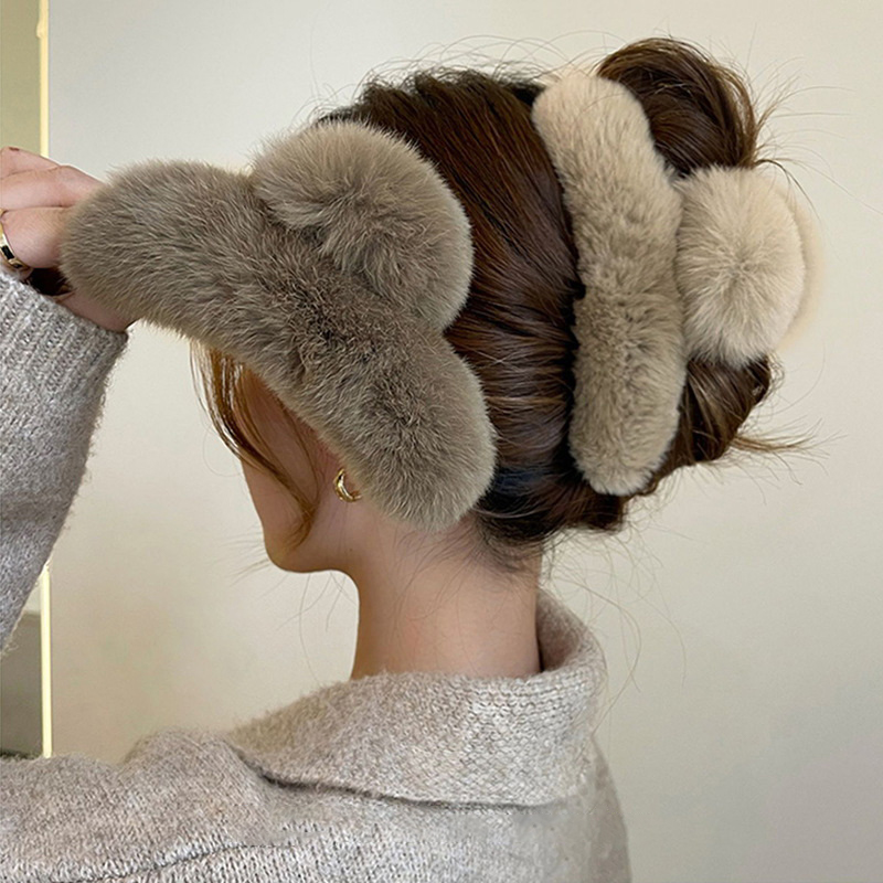 Pinza de pelo de piel sintétic - Women'S Winter Accessories Set reseña y precio