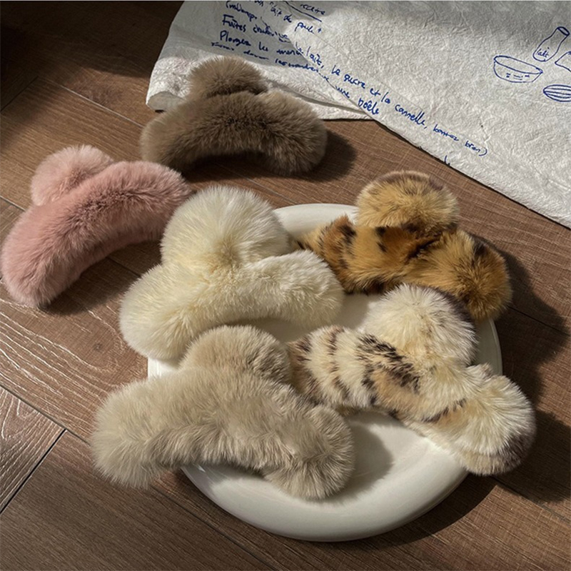 Pinza de pelo de piel sintétic - Women'S Winter Accessories Set reseña y precio