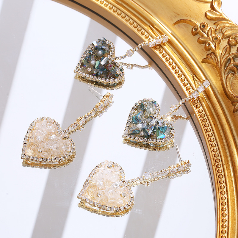 Nuevos pendientes de cristal s - Women'S Accessories Nz reseña y precio