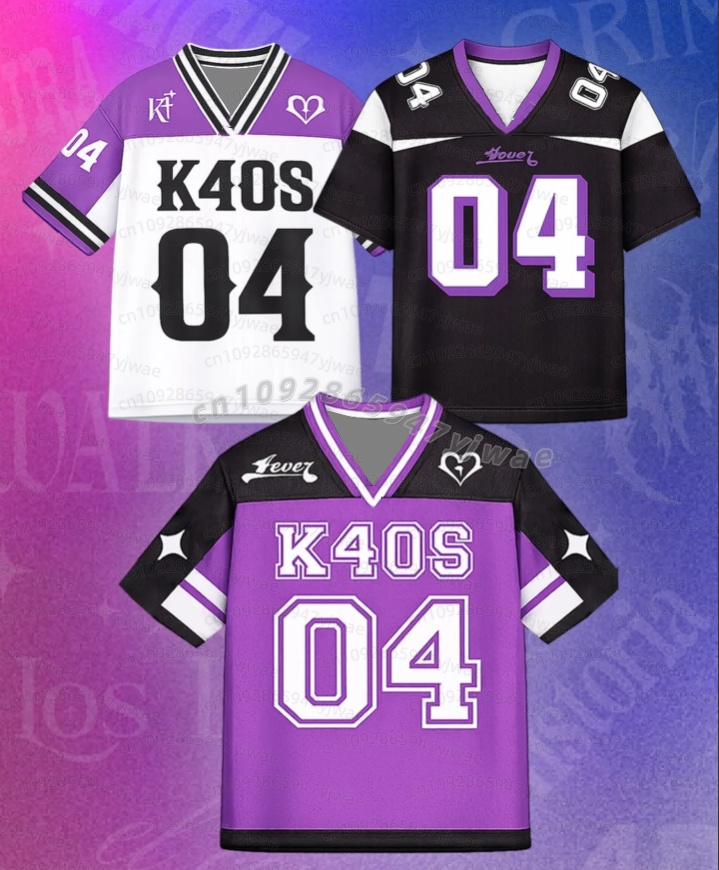 Camiseta de Fútbol Morada K4OS - Women Accessories Name reseña y precio
