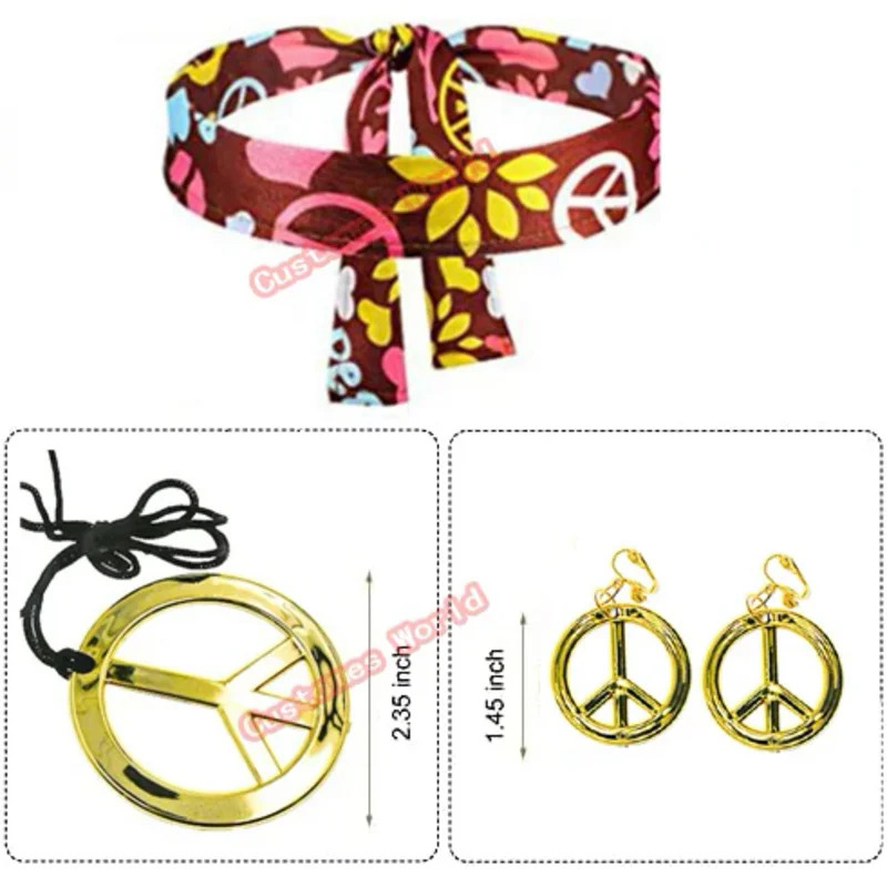 2026 Peace Love mujeres fiesta - Women'S Accessories In The 60S reseña y precio
