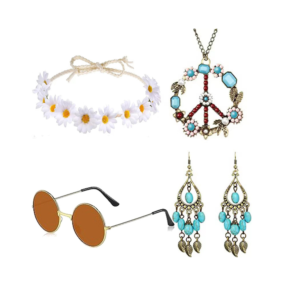 Conjunto de Accesorios Hippies - Women'S Accessories In The 60S reseña y precio