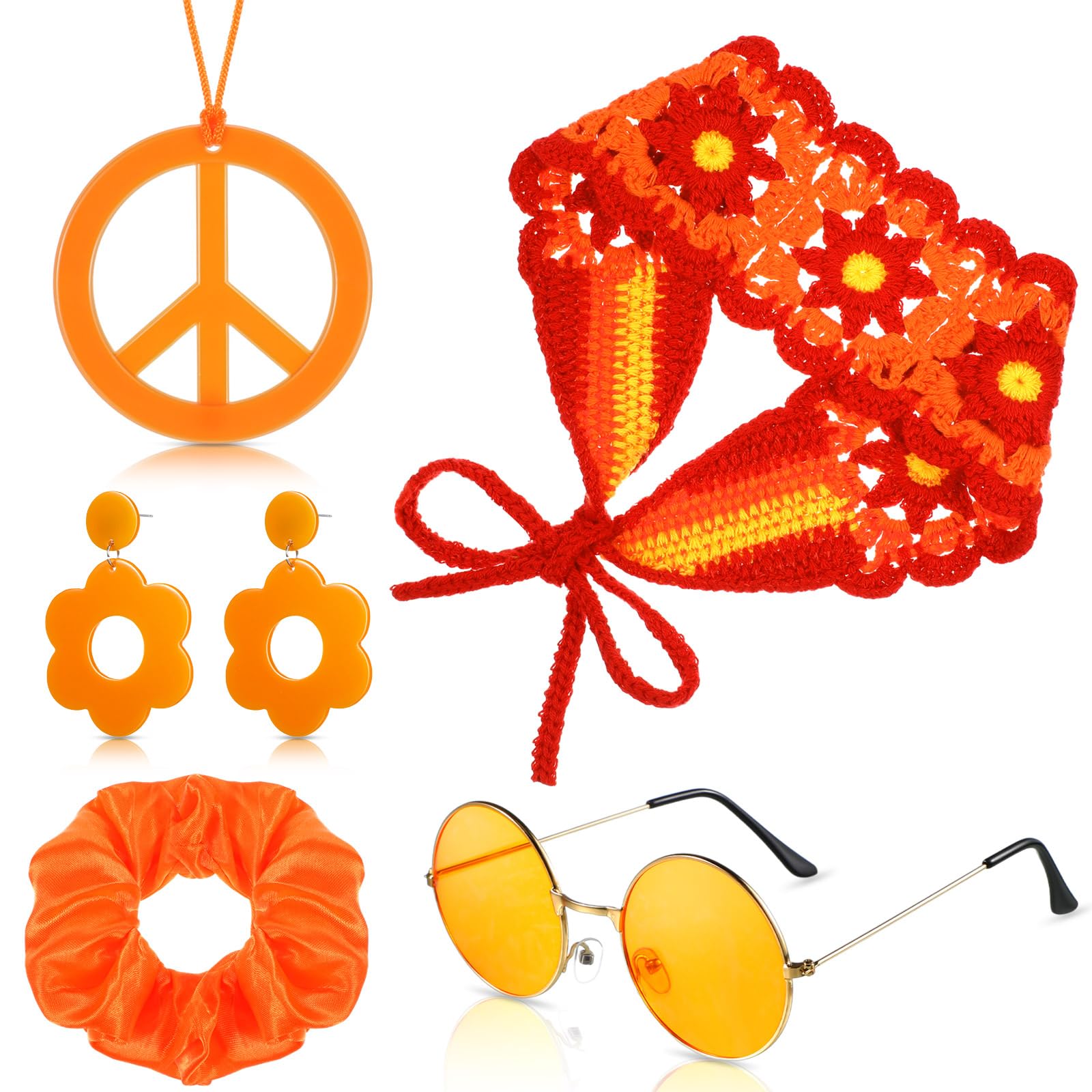 5 Piezas de Accesorios Hippies - Women'S Accessories In The 60S reseña y precio