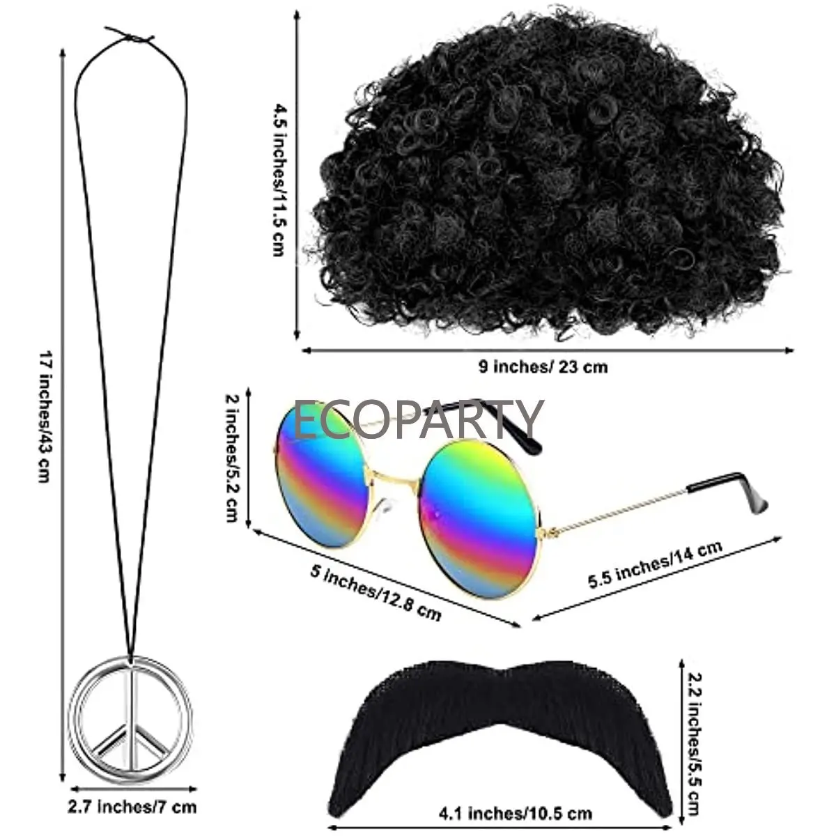 Accesorios para disfraz Hippie - Women'S Accessories In The 60S reseña y precio