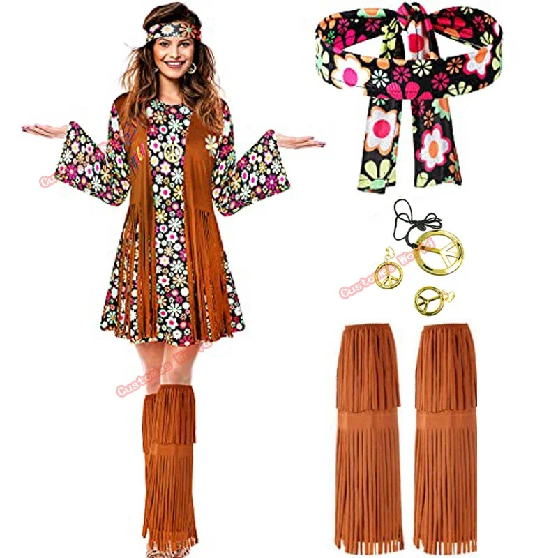 Peace Love-Disfraz de fiesta p - Women'S Accessories In The 60S reseña y precio