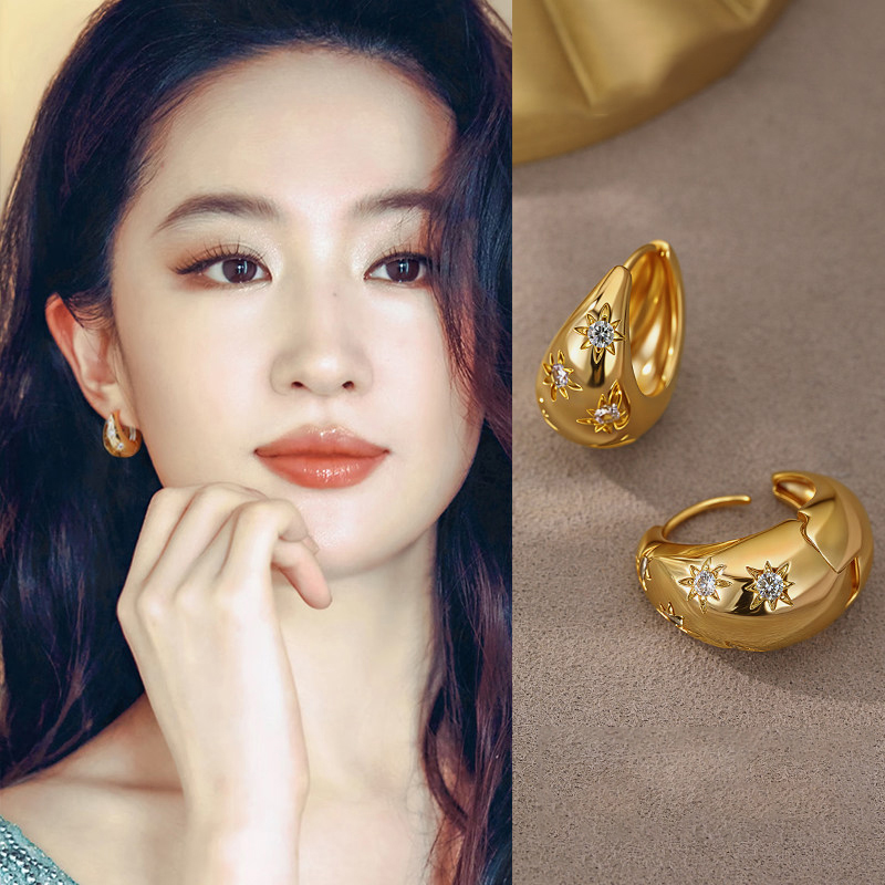 Pendientes de color dorado con - Women'S Accessories Mango reseña y precio