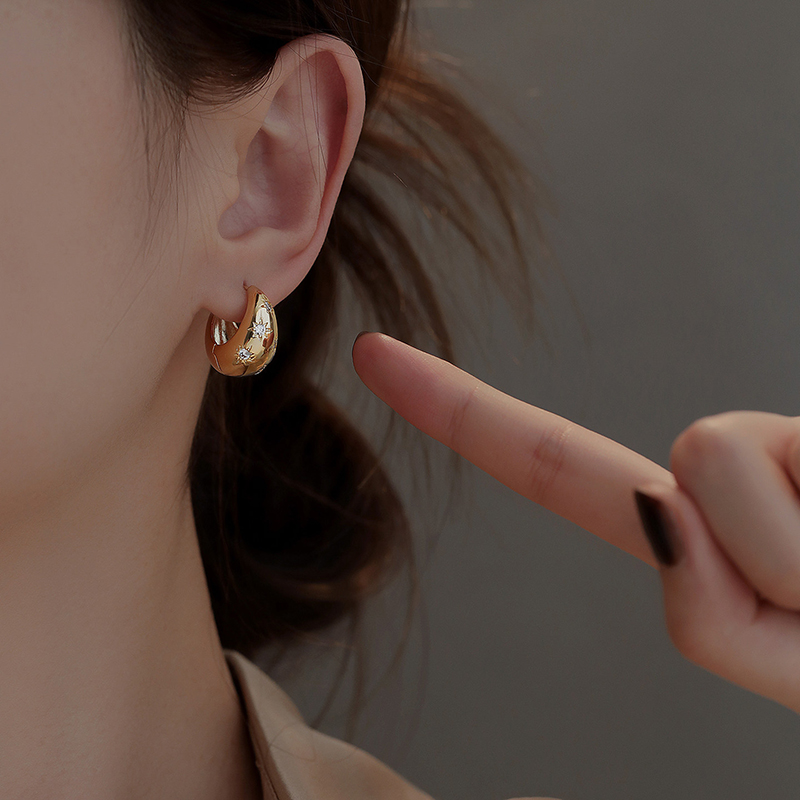 Pendientes de color dorado con - Women'S Accessories Mango reseña y precio