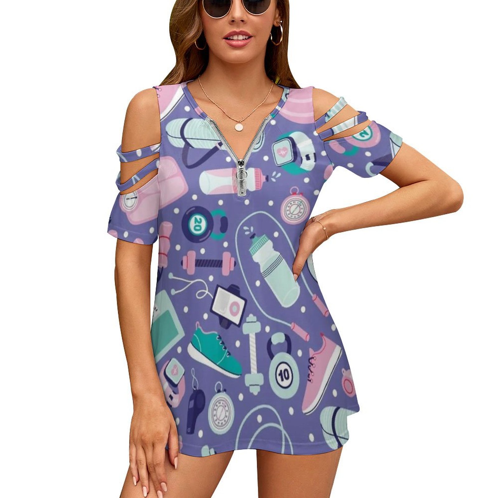 Camiseta Get Fit para mujer, n - Women Accessories Vector reseña y precio