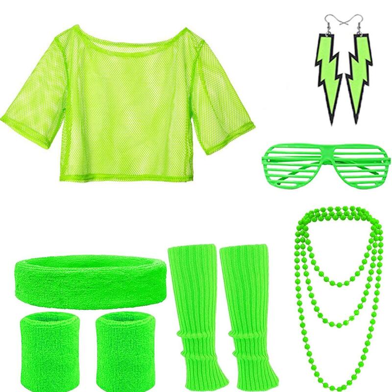 Conjunto de disfraz hippie de  - Women Accessories Kit reseña y precio