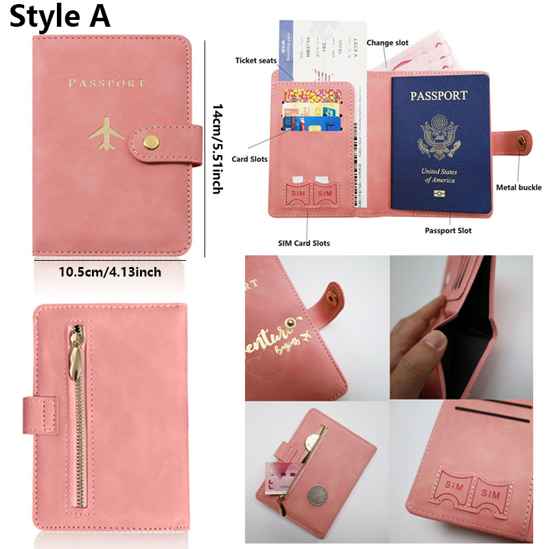 Funda de cuero para pasaporte, - Women'S Accessories Wallet reseña y precio
