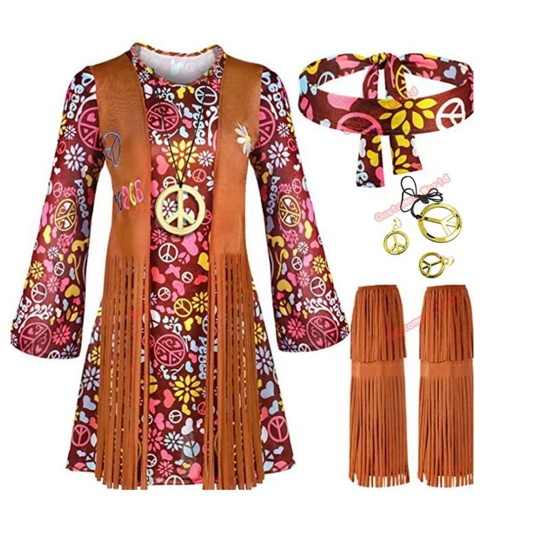 Peace Love-Disfraz de fiesta p - Women'S Accessories In The 60S reseña y precio