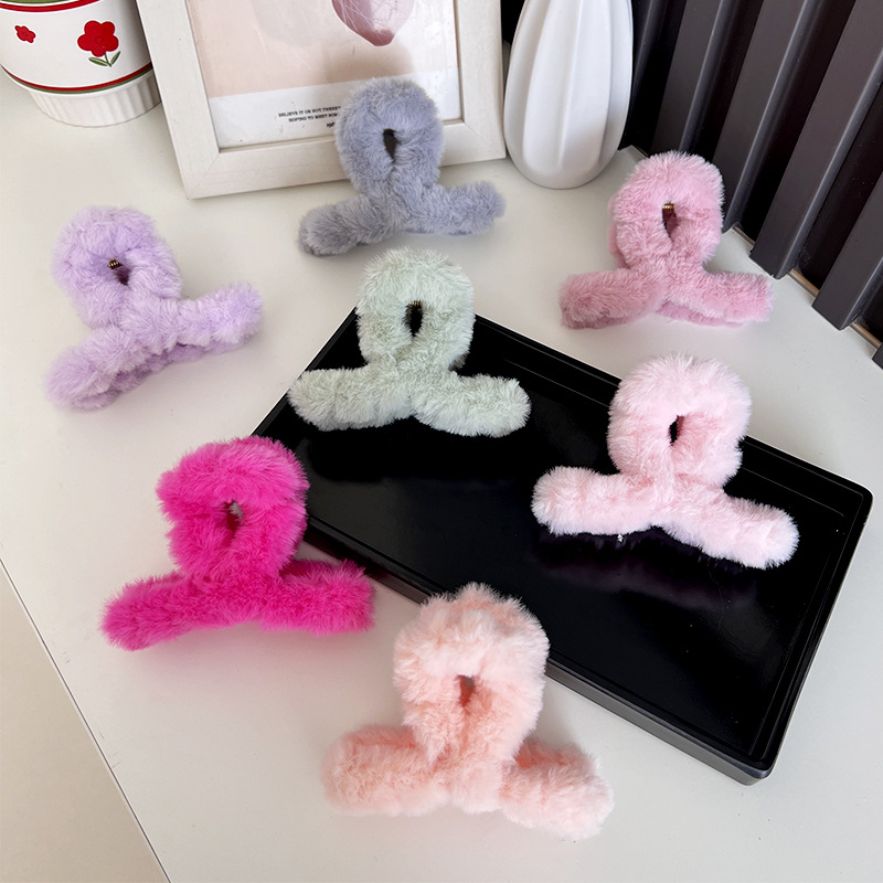 Pinza para el pelo de felpa pa - Women'S Winter Accessories Set reseña y precio