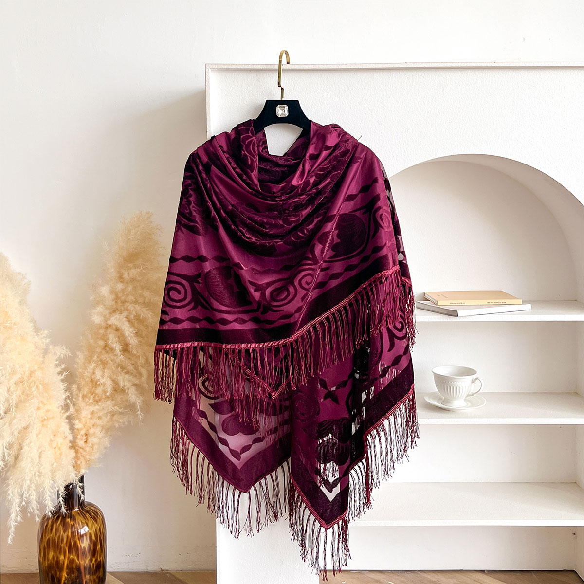 Bufanda Retro de Terciopelo co - Women'S Winter Accessories Set reseña y precio